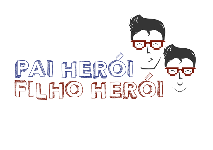 Logo Pai Herói Filho Herói